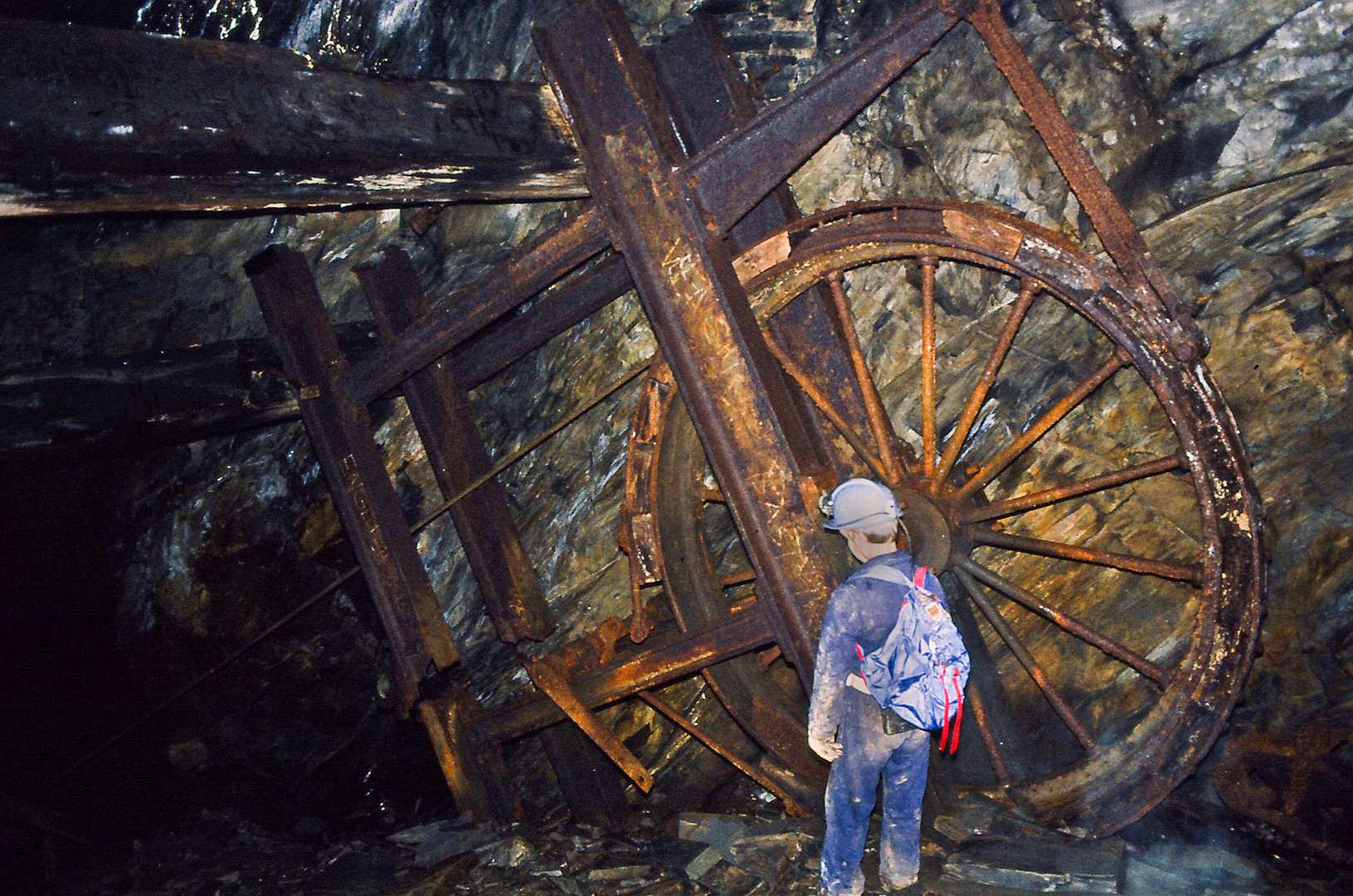 Incline Rhosydd slate mine Aug84